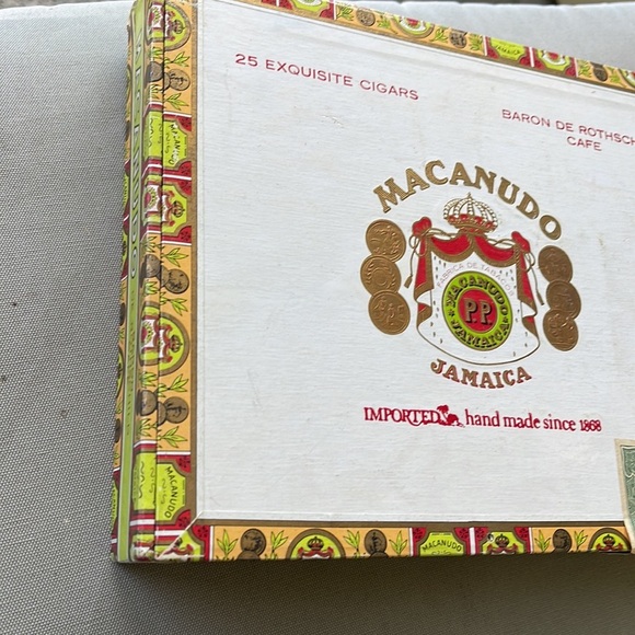 Vintage Macanudo Baron De Rothschild Cafe Cigar Box Excellent Condition … - Picture 3 of 10
